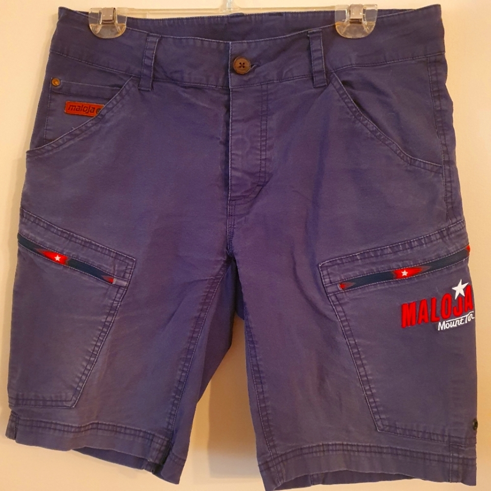 Maloja Navy sports shorts